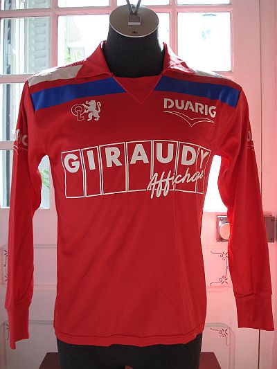 maillot ol domicile 1986-1990 rétro