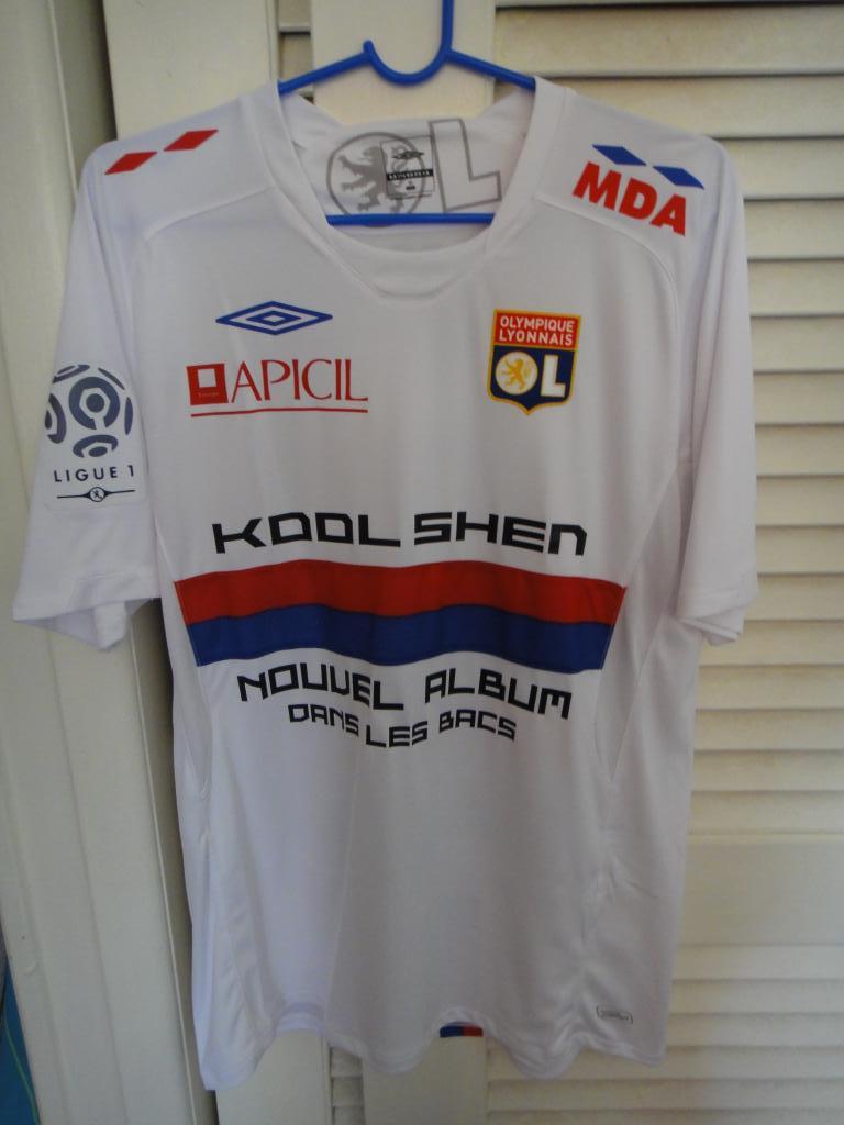 maillot ol domicile 2009-2010 rétro