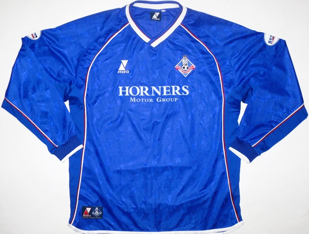 maillot oldham athletic afc domicile 2003-2004 rétro