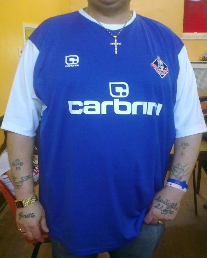 maillot oldham athletic afc domicile 2010-2012 pas cher