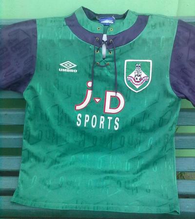 maillot oldham athletic afc third 1993-1994 rétro