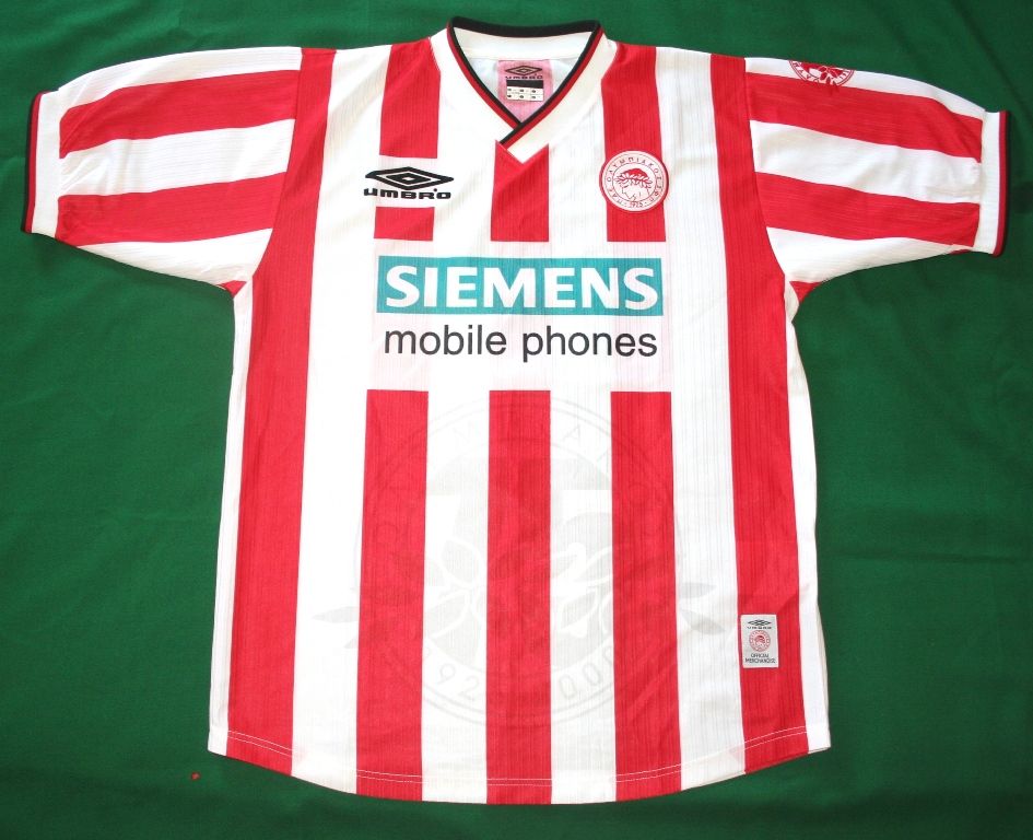 maillot olympiakos domicile 2000-2001 pas cher