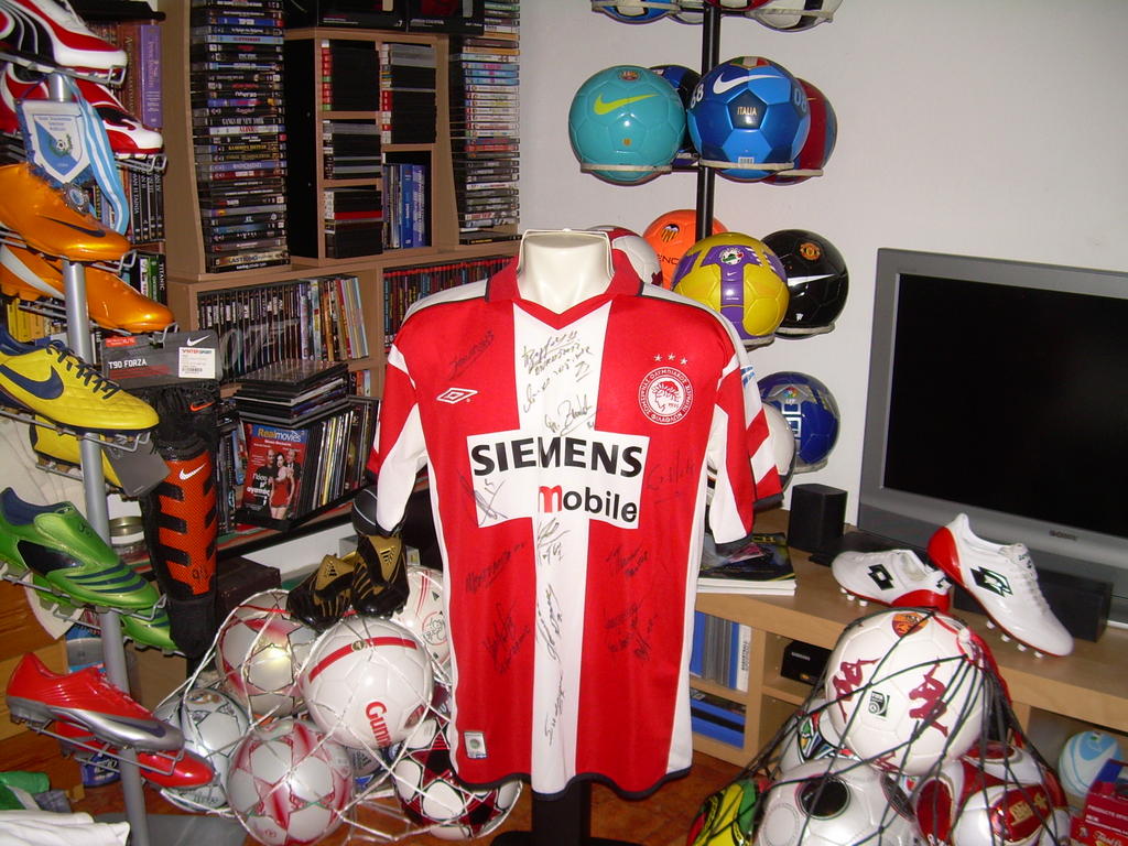 maillot olympiakos particulier 2004 rétro