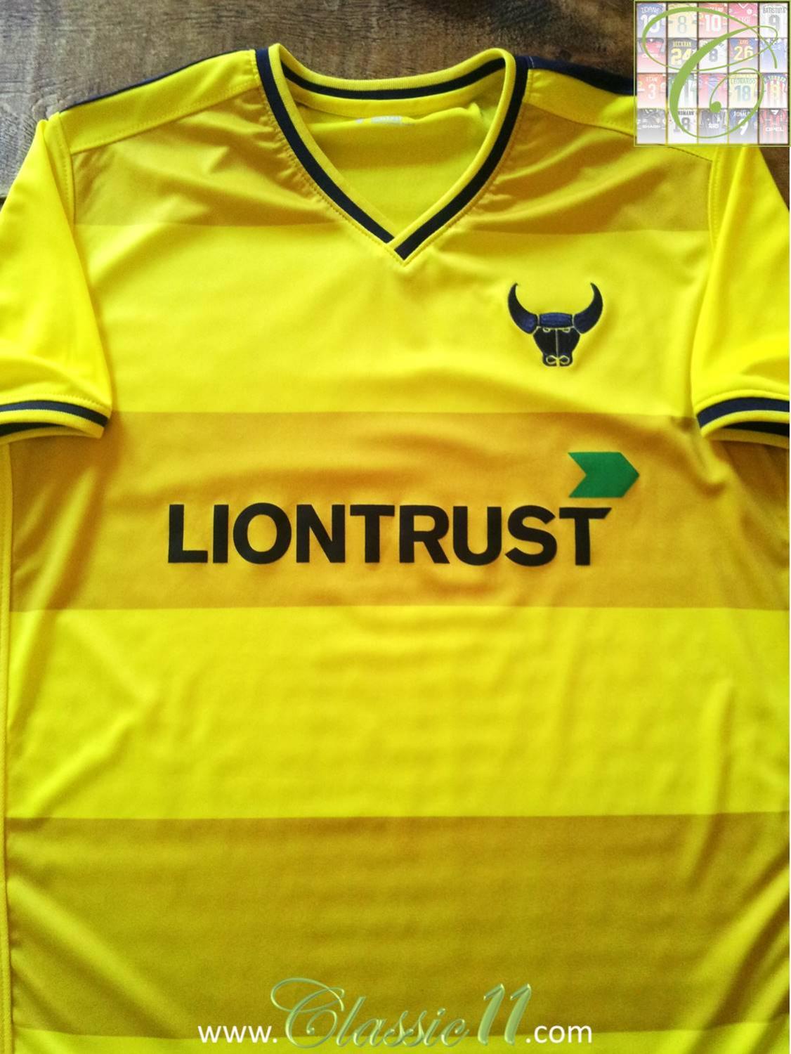 maillot oxford united fc domicile 2015-2016 pas cher