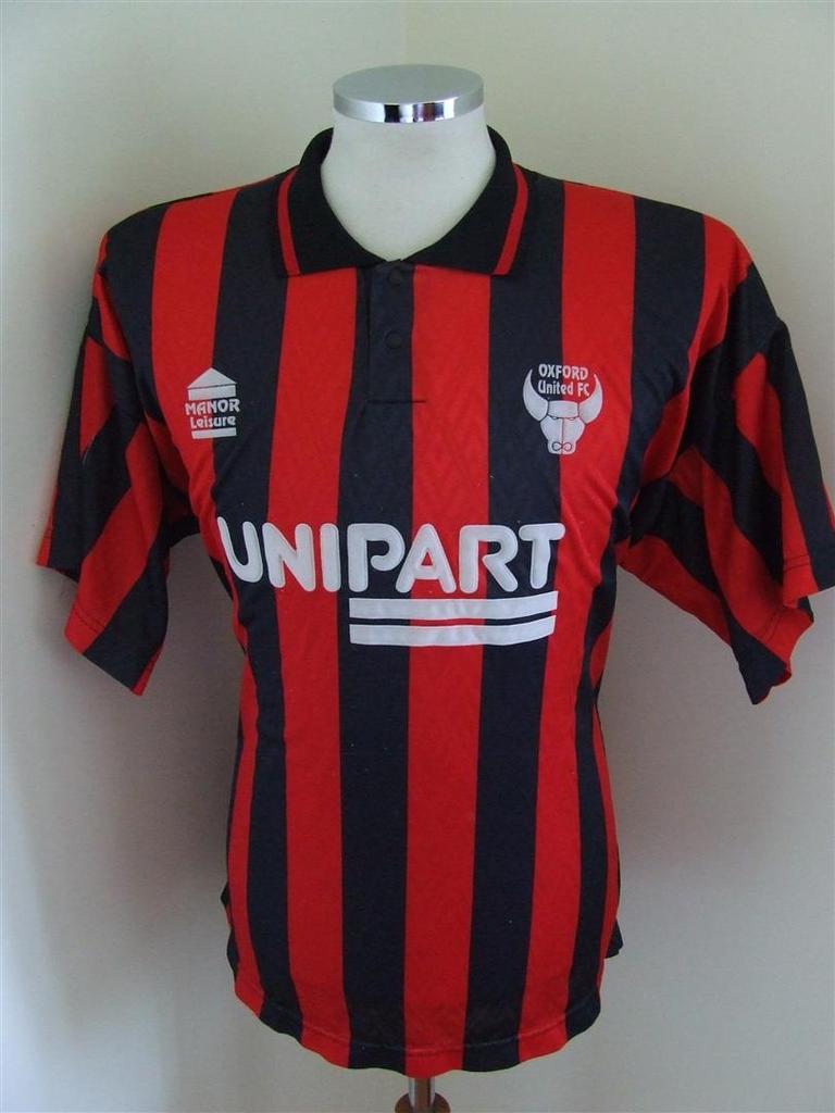 maillot oxford united fc exterieur 1994-1996 rétro