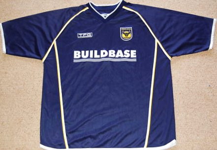 maillot oxford united fc exterieur 2005-2006 pas cher