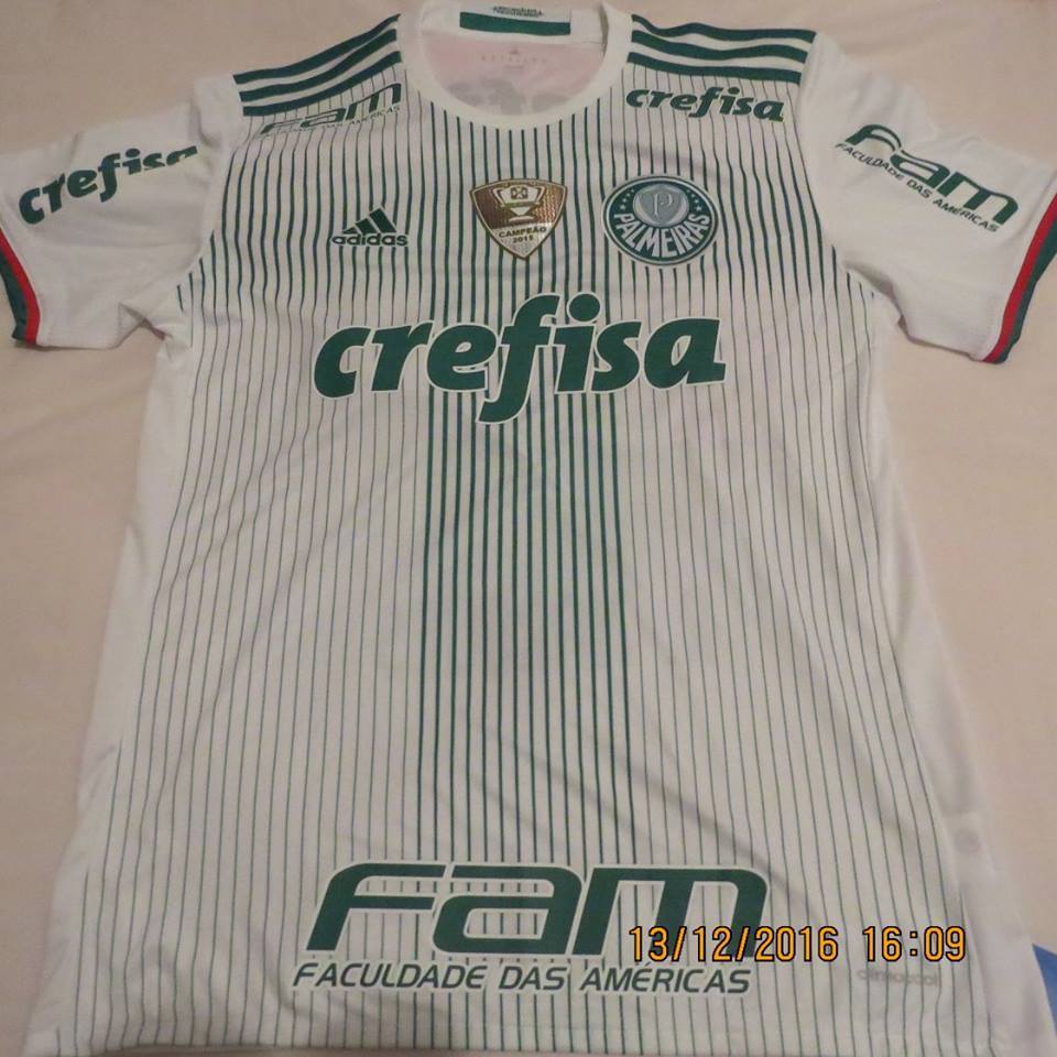 maillot palmeiras exterieur 2016-2017 rétro