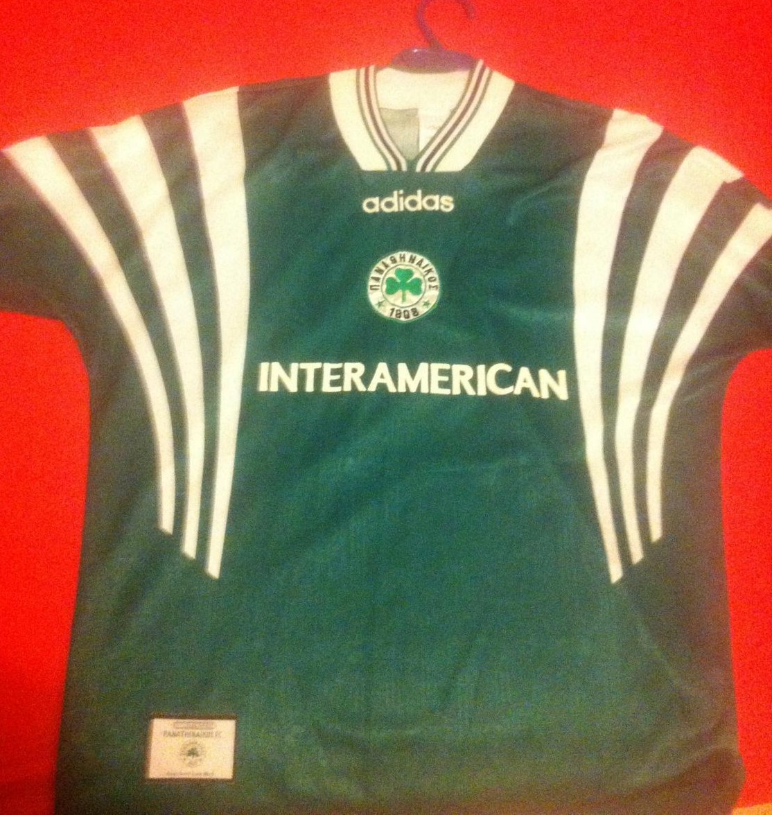 maillot panathinaikos domicile 1996-1997 rétro