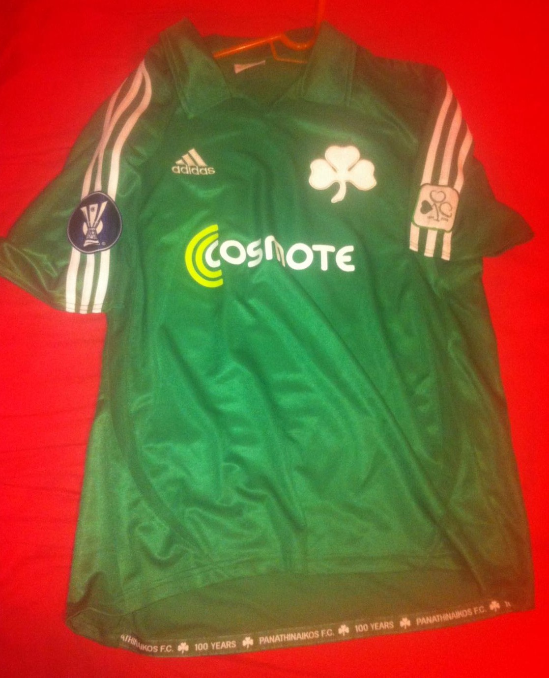 maillot panathinaikos domicile 2007-2008 pas cher