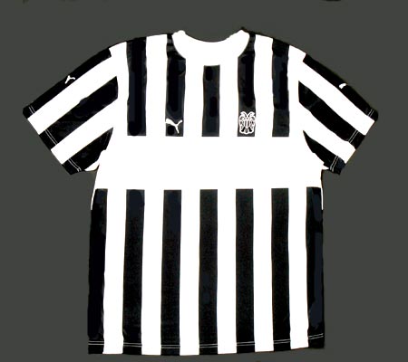 maillot paok salonique domicile 2006-2007 rétro