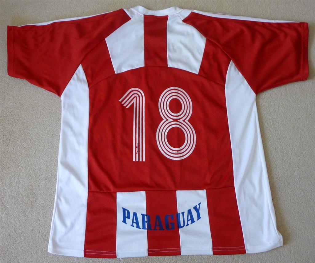 maillot paraguay réplique 2008 pas cher