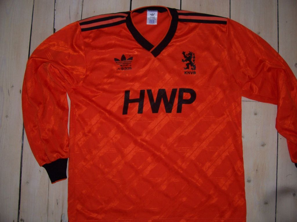 maillot pays-bas domicile 1986-1987 rétro