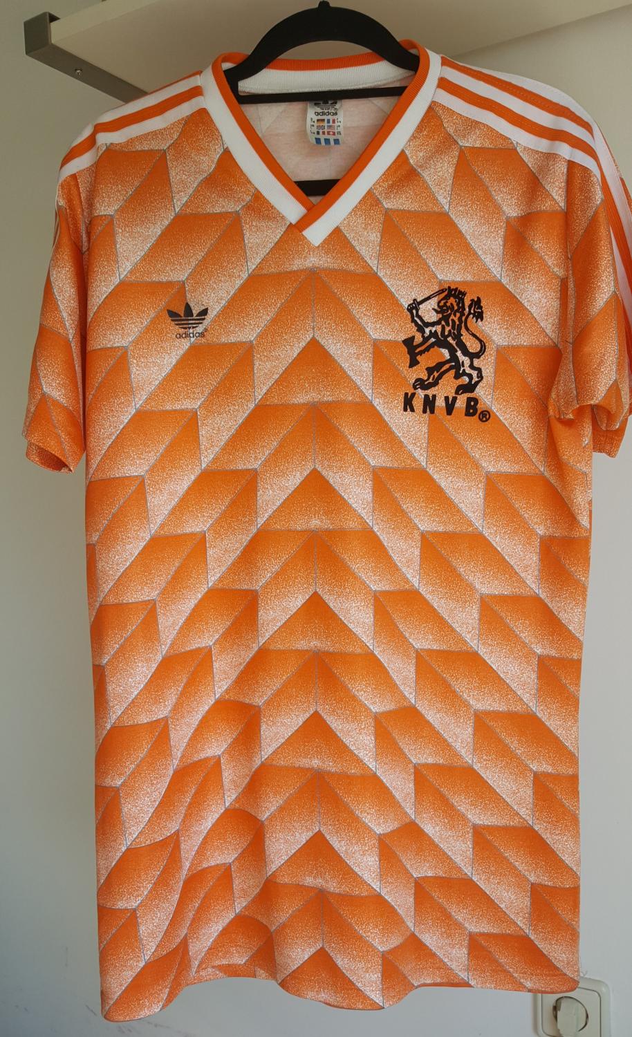 maillot pays-bas domicile 1988 rétro