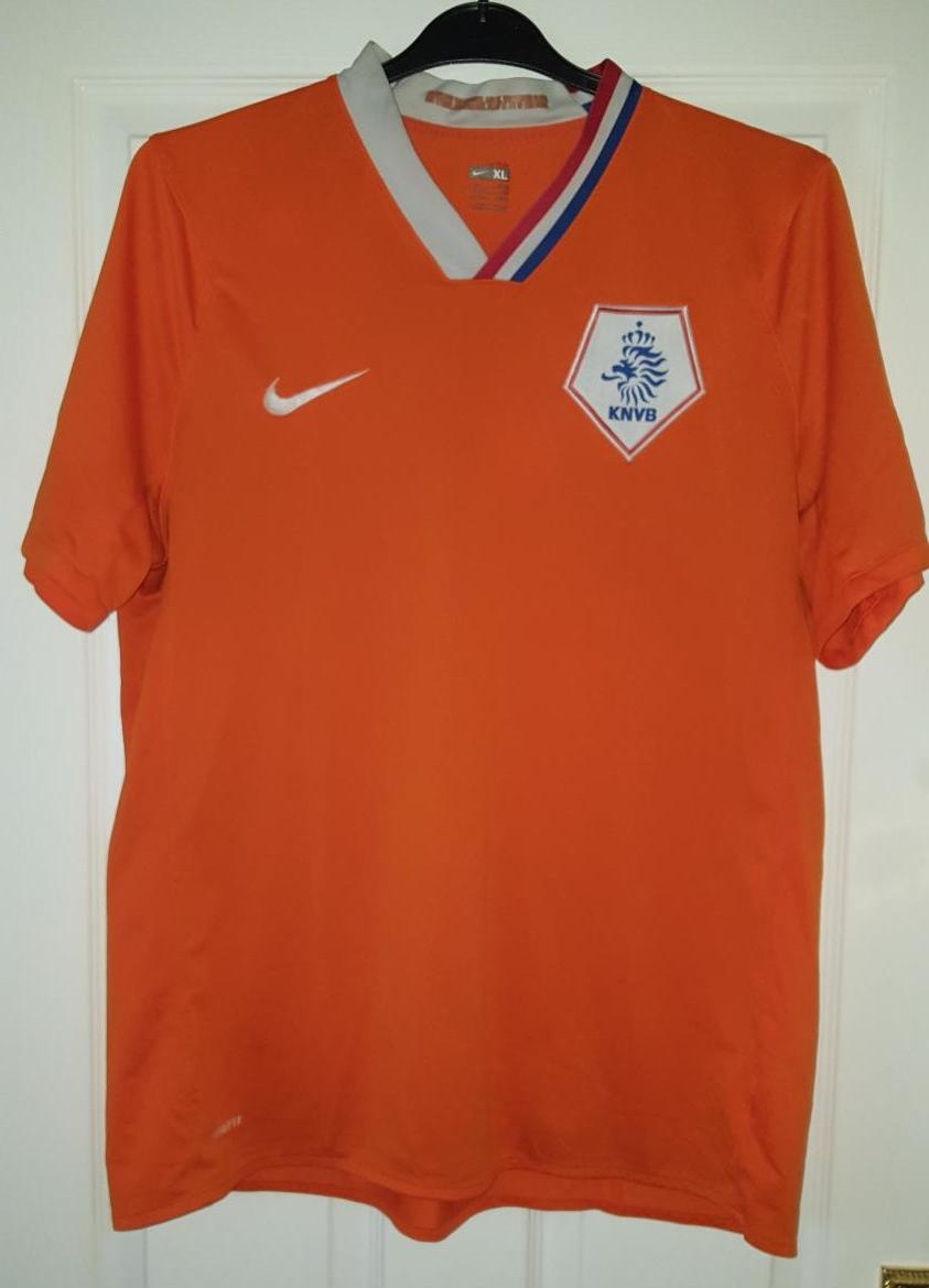 maillot pays-bas domicile 2008-2010 rétro