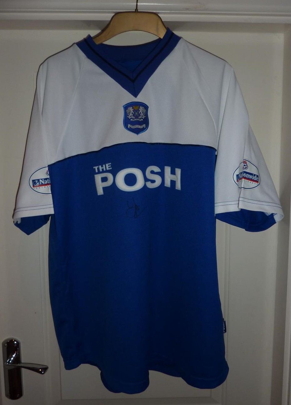 maillot peterborough united domicile 2001-2002 pas cher