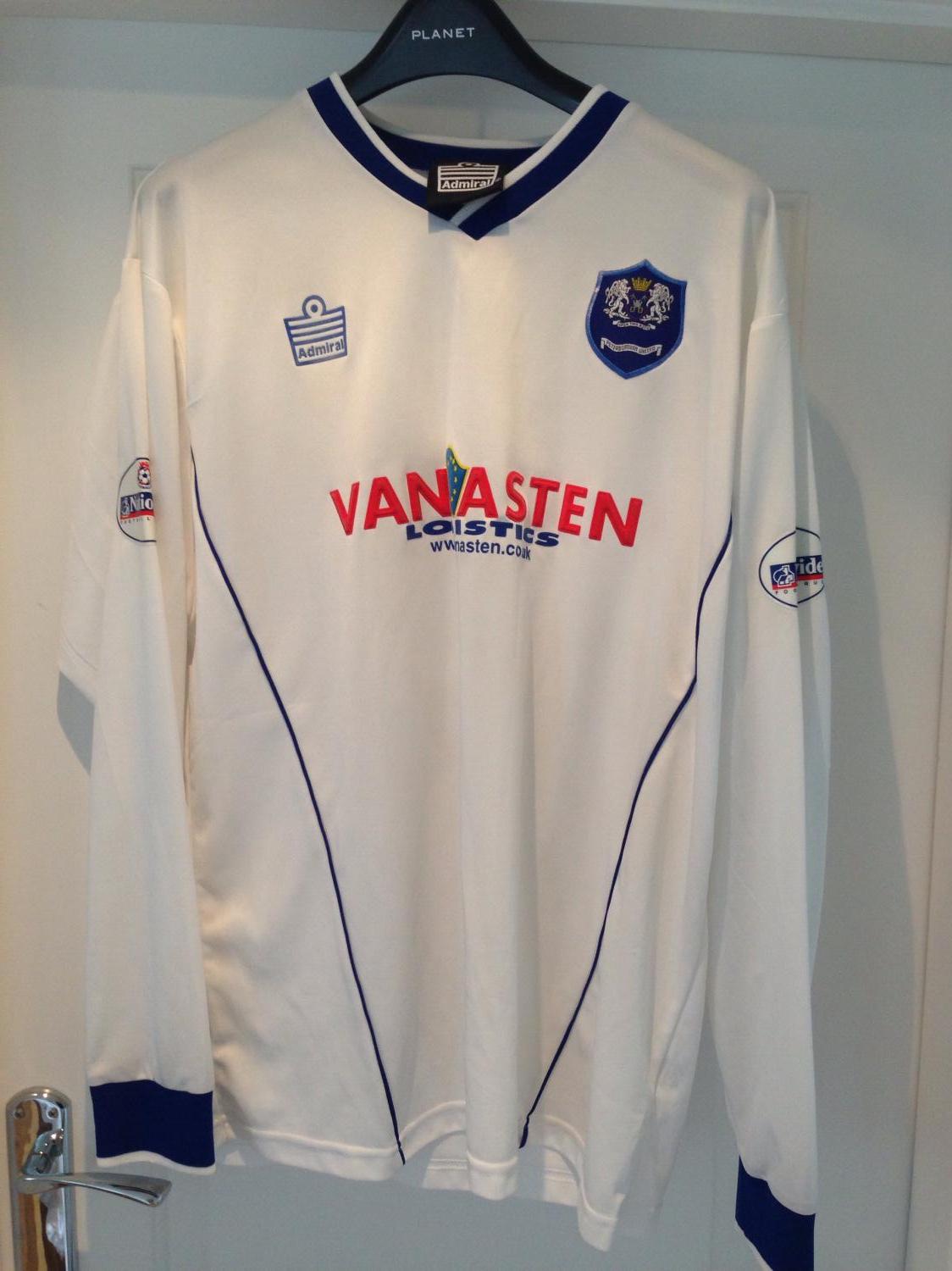 maillot peterborough united exterieur 2003-2004 rétro