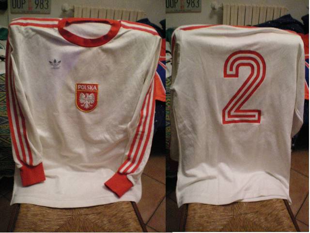 maillot pologne domicile 1978 pas cher