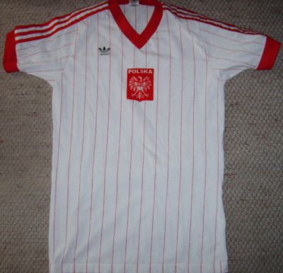 maillot pologne domicile 1982-1983 rétro