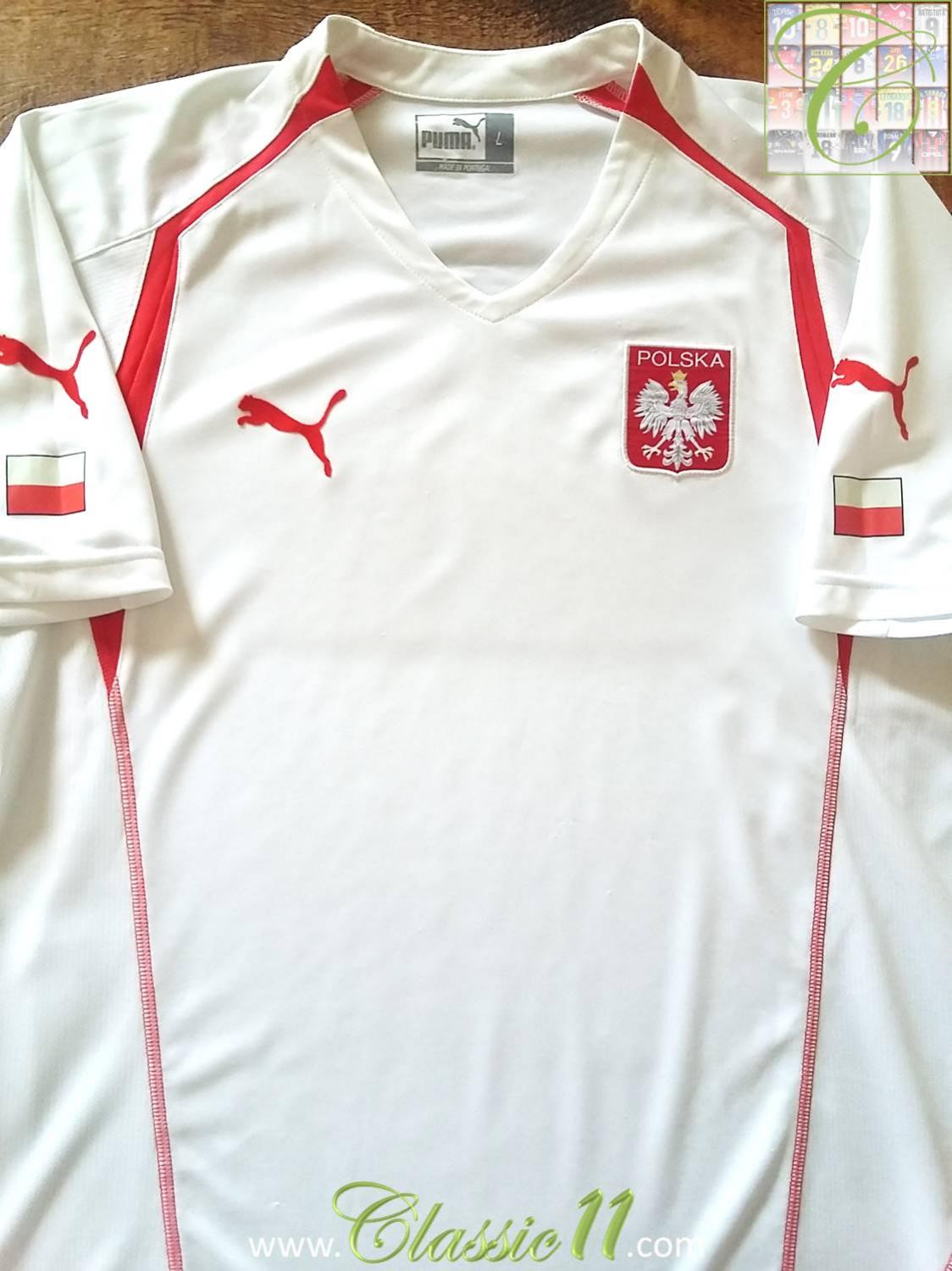 maillot pologne domicile 2004-2006 rétro