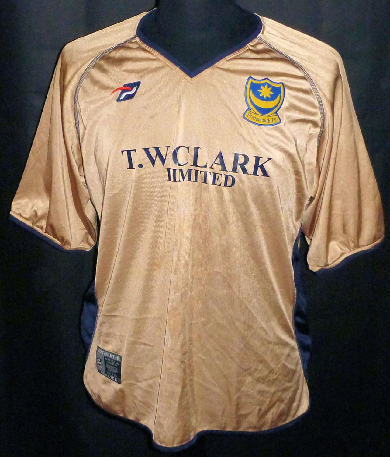 maillot portsmouth particulier 2002-2003 pas cher