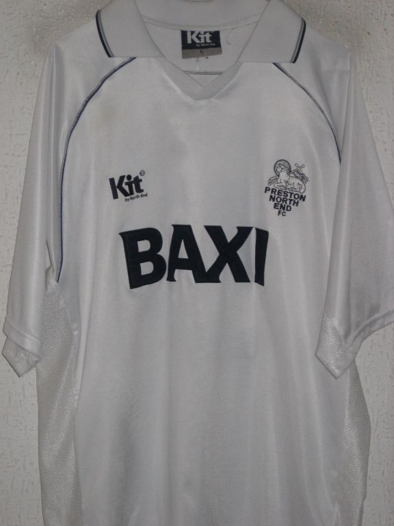 maillot preston north end domicile 1998-2000 pas cher