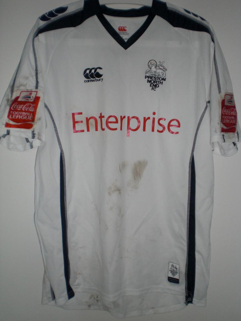 maillot preston north end domicile 2009-2010 rétro