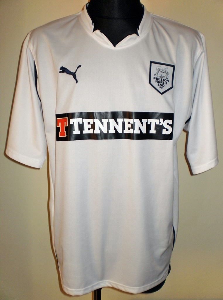 maillot preston north end domicile 2010-2011 pas cher