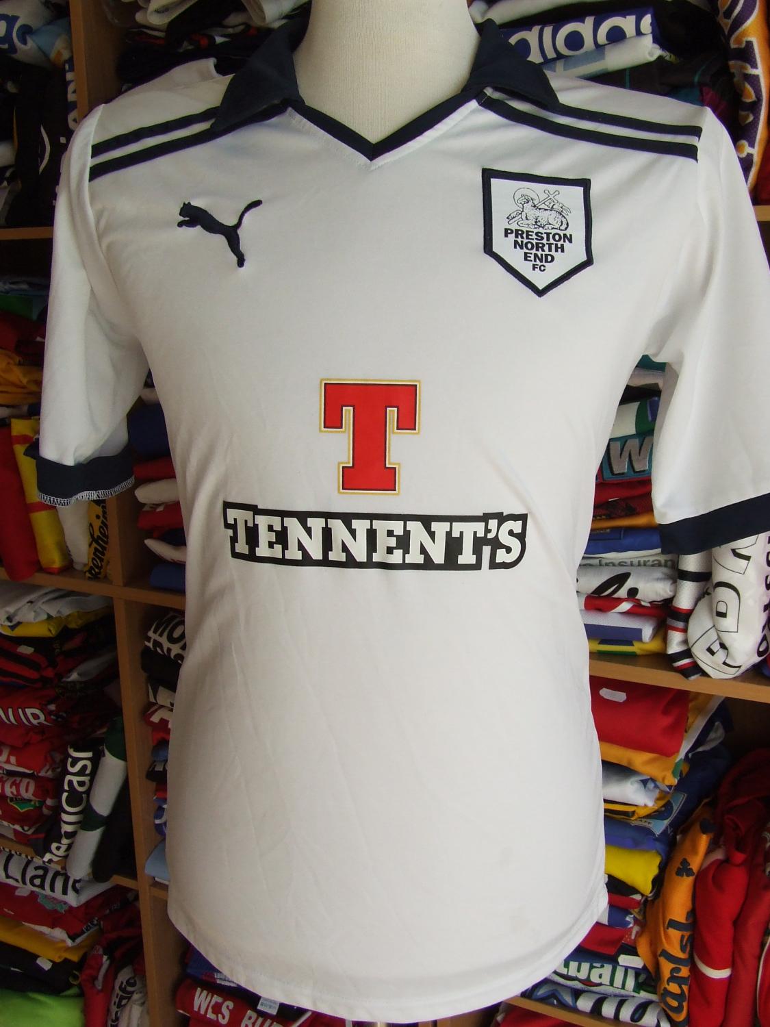 maillot preston north end domicile 2011-2012 rétro