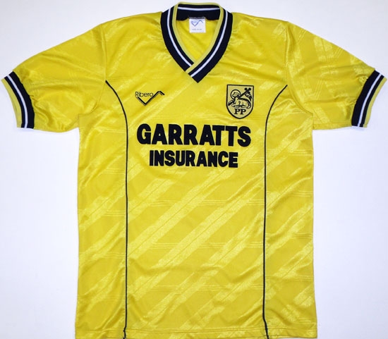 maillot preston north end exterieur 1989-1990 pas cher