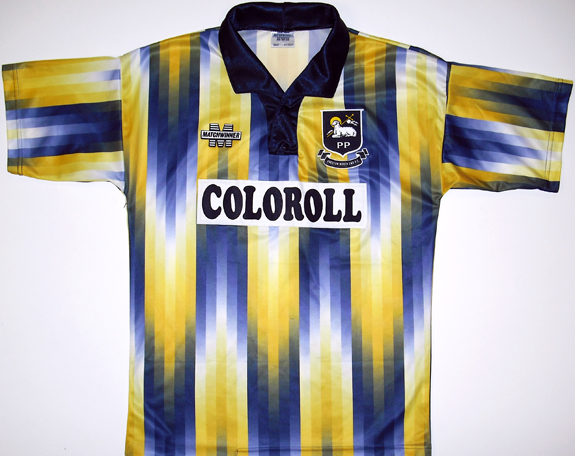 maillot preston north end exterieur 1993-1994 rétro