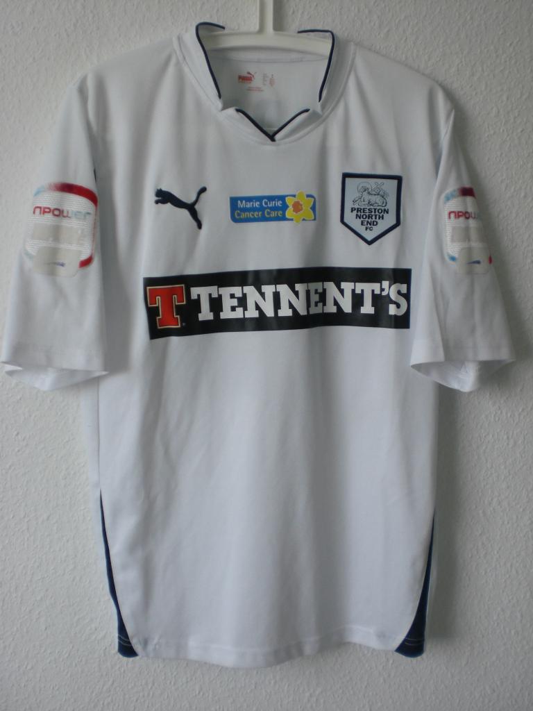 maillot preston north end particulier 2010-2011 rétro