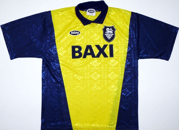 maillot preston north end third 1995-1996 rétro