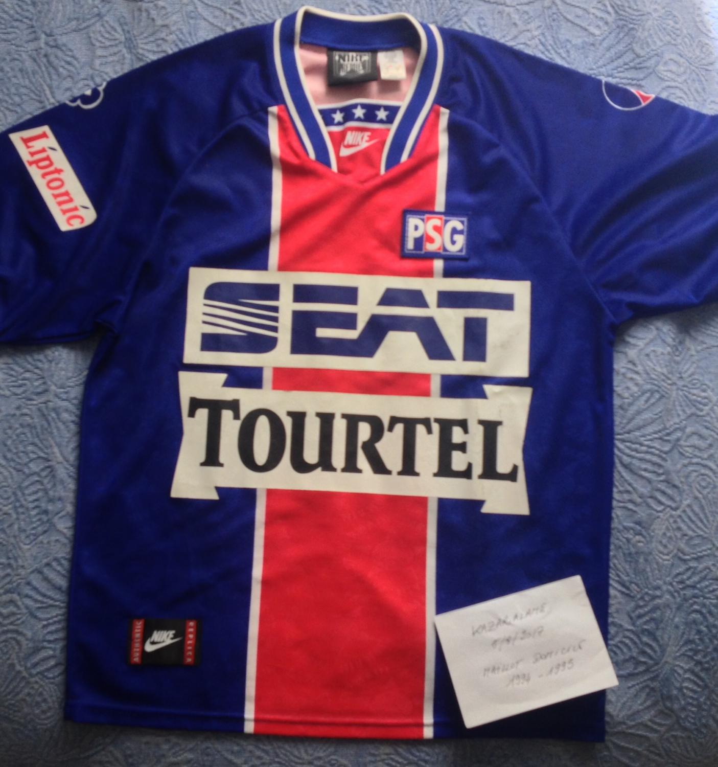 maillot psg domicile 1994-1995 rétro