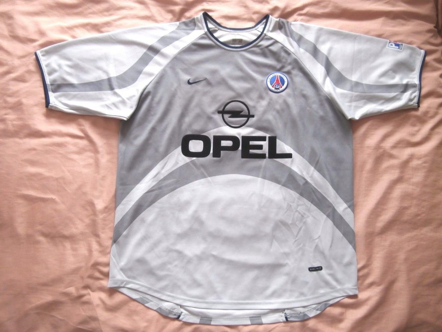 maillot psg exterieur 2001-2002 rétro