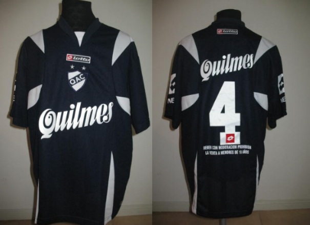 maillot quilmes ac exterieur 2004 pas cher