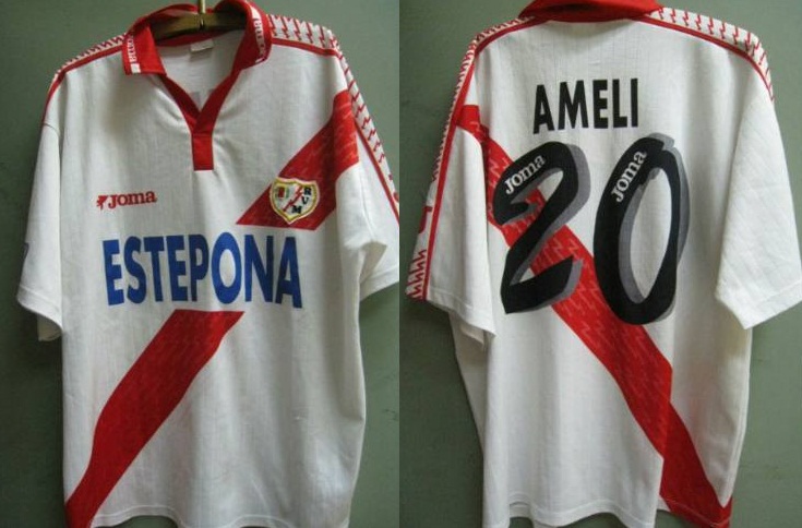 maillot rayo vallecano domicile 1996-1997 pas cher