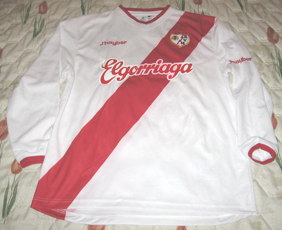 maillot rayo vallecano domicile 2005-2006 rétro