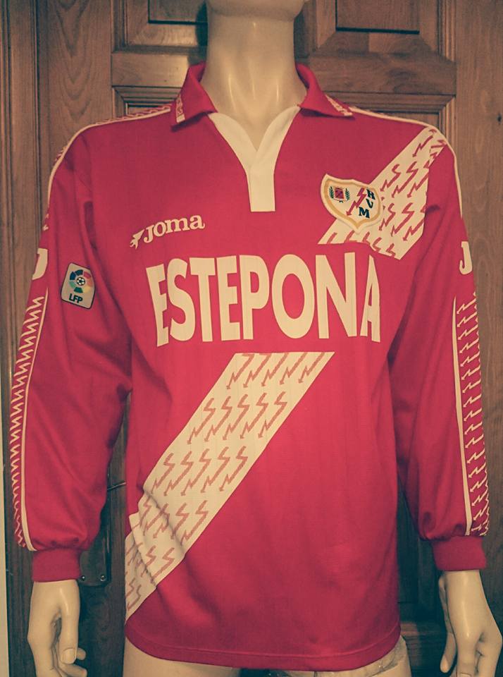 maillot rayo vallecano exterieur 1996-1997 rétro