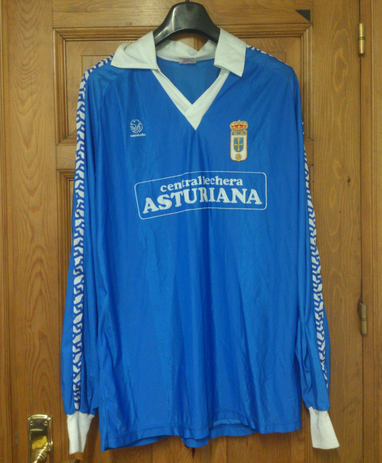 maillot real oviedo domicile 1986-1988 pas cher