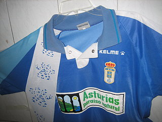 maillot real oviedo domicile 1993-1994 rétro