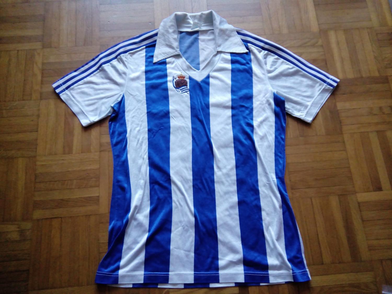 maillot real sociedad domicile 1980-1981 rétro