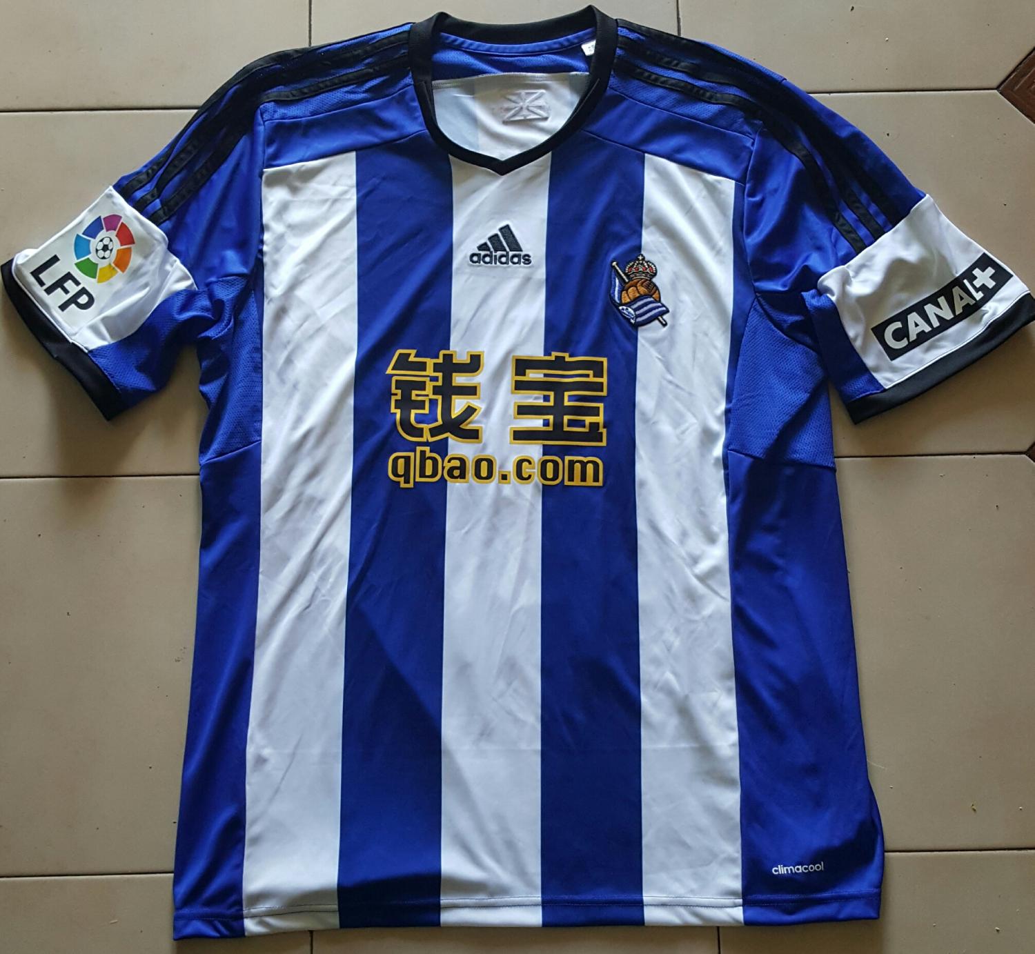 maillot real sociedad domicile 2014-2015 pas cher