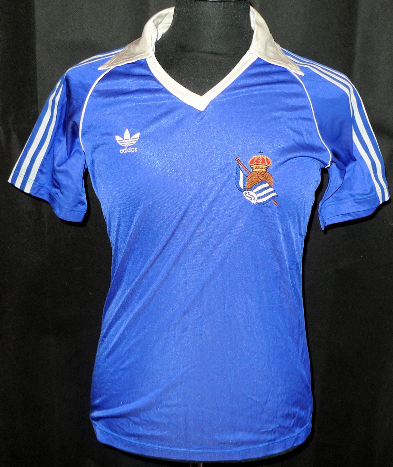 maillot real sociedad exterieur 1982-1985 rétro