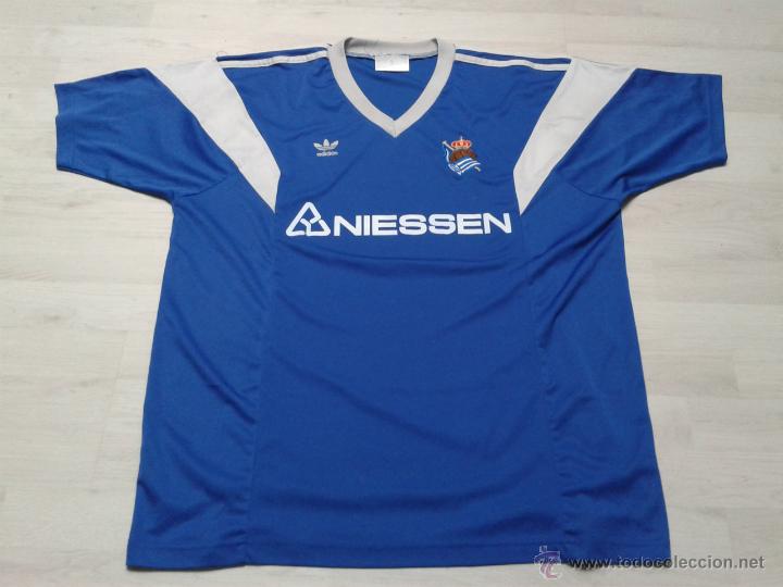 maillot real sociedad exterieur 1987-1988 pas cher