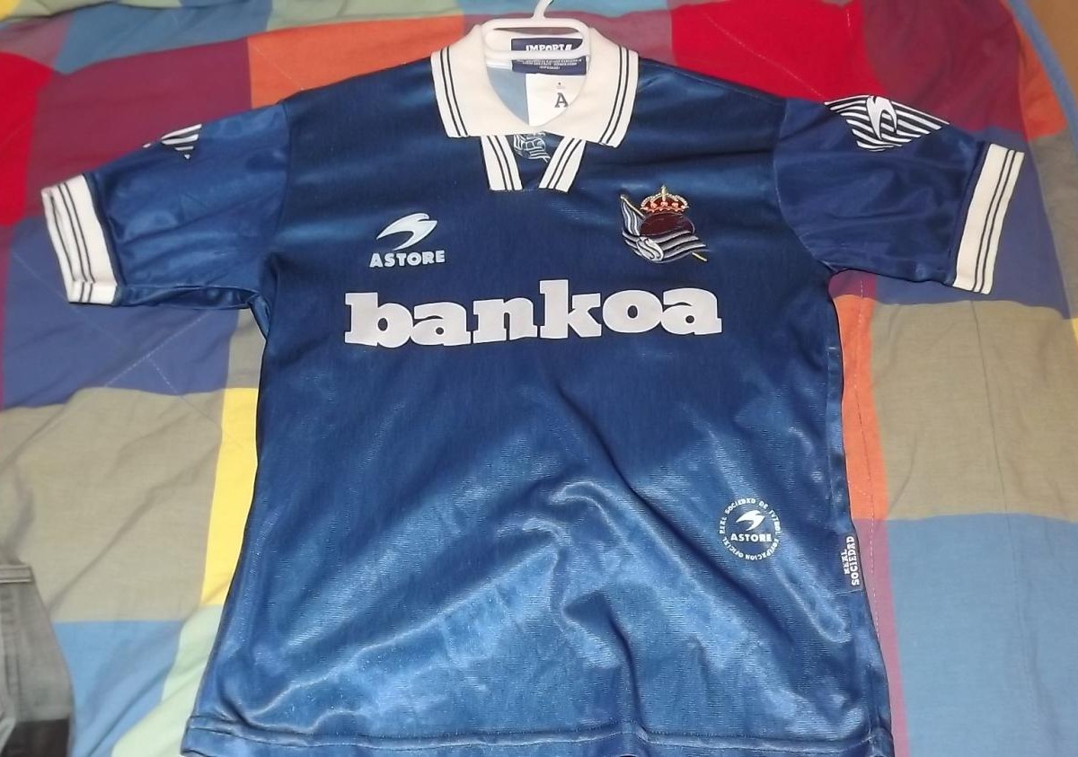 maillot real sociedad exterieur 1994-1995 pas cher