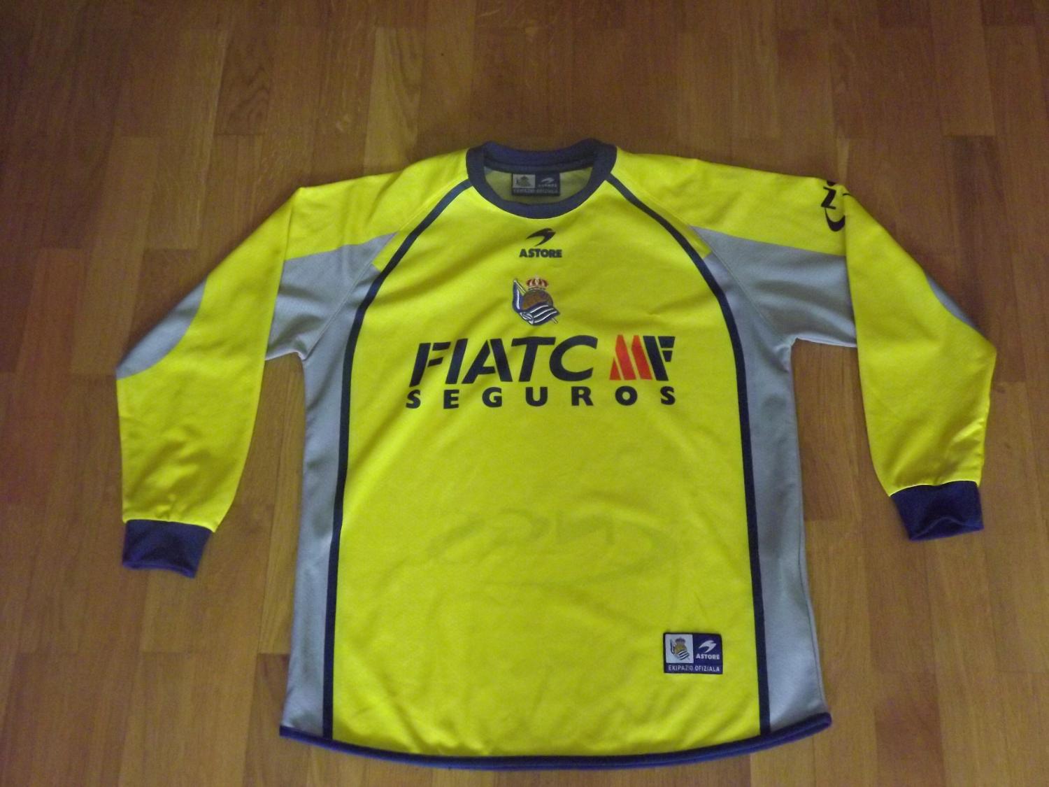 maillot real sociedad gardien 2004-2006 rétro