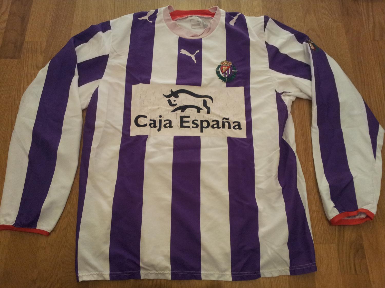 maillot real valladolid domicile 2007-2008 pas cher