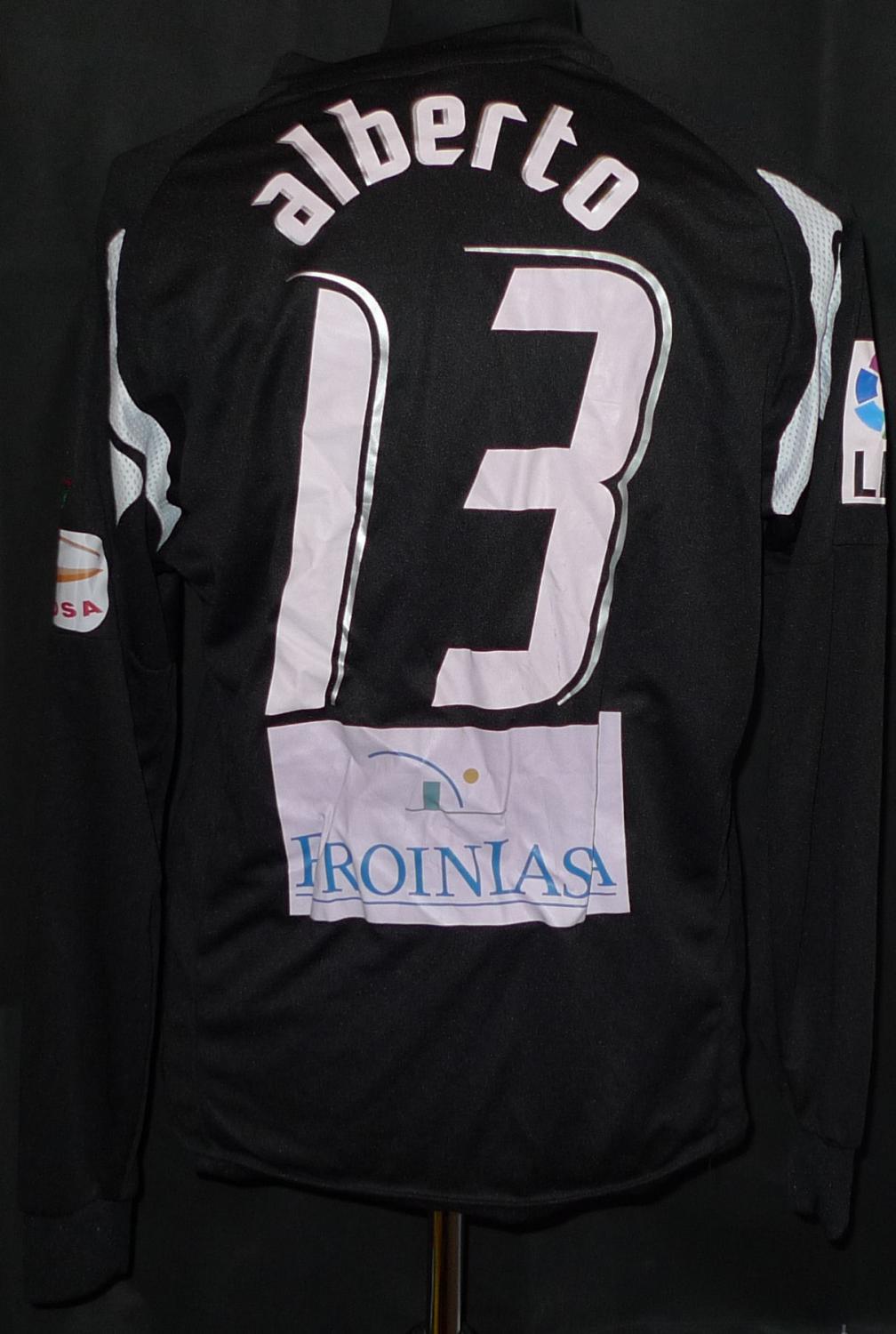 maillot real valladolid gardien 2007-2008 rétro