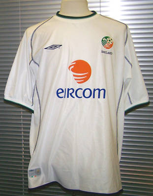 maillot république d'irlande exterieur 2001-2002 pas cher