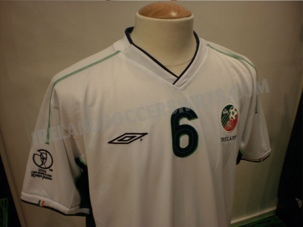 maillot république d'irlande exterieur 2001-2002 rétro